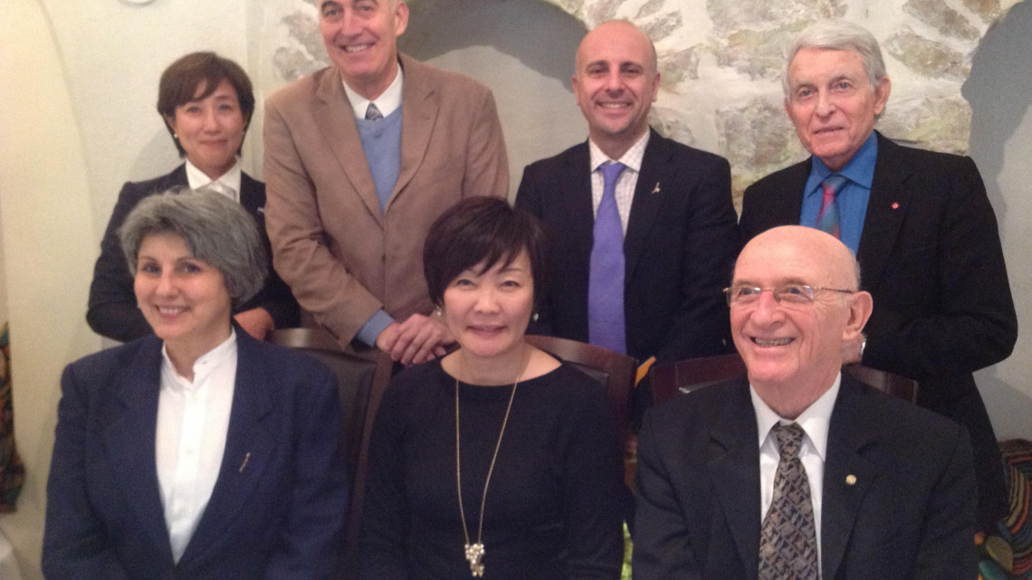 Reception Ms. Abe in Jerusalem